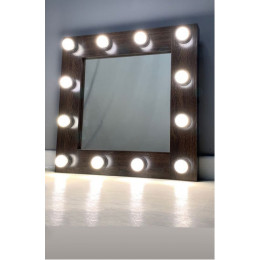 Подвесное гримерное зеркало с контурной подсветкой 60 см