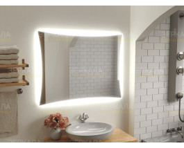 Зеркало в ванну с подсветкой Авиано 100х100 см